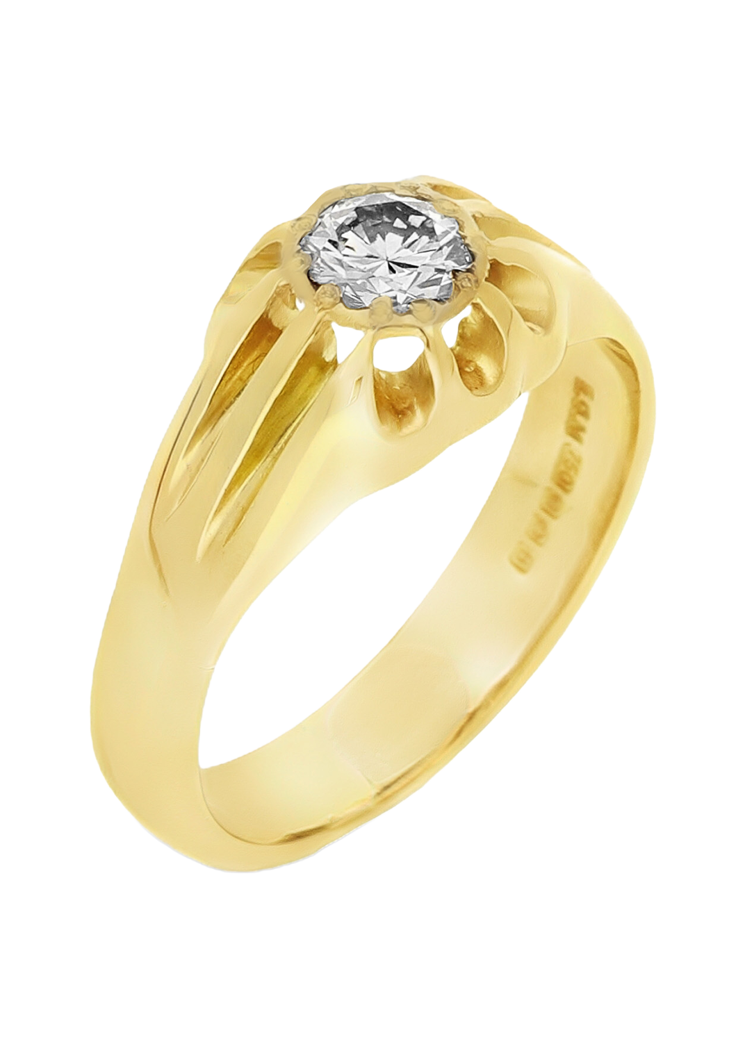 Mens Gold Diamond Rings