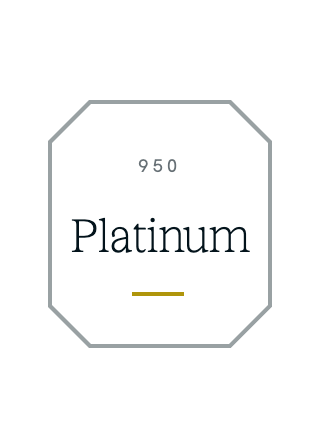Ladies Platinum Brooches