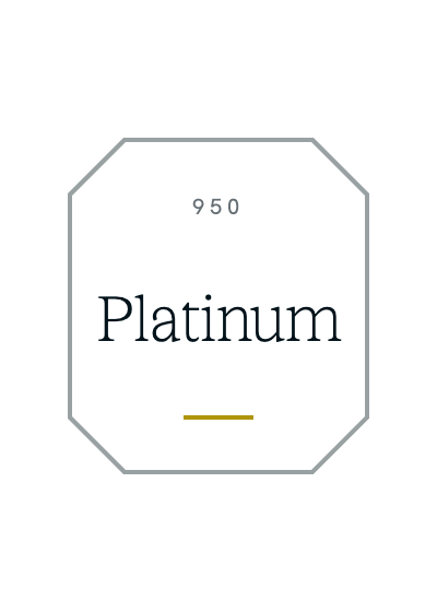 Ladies Platinum Necklaces