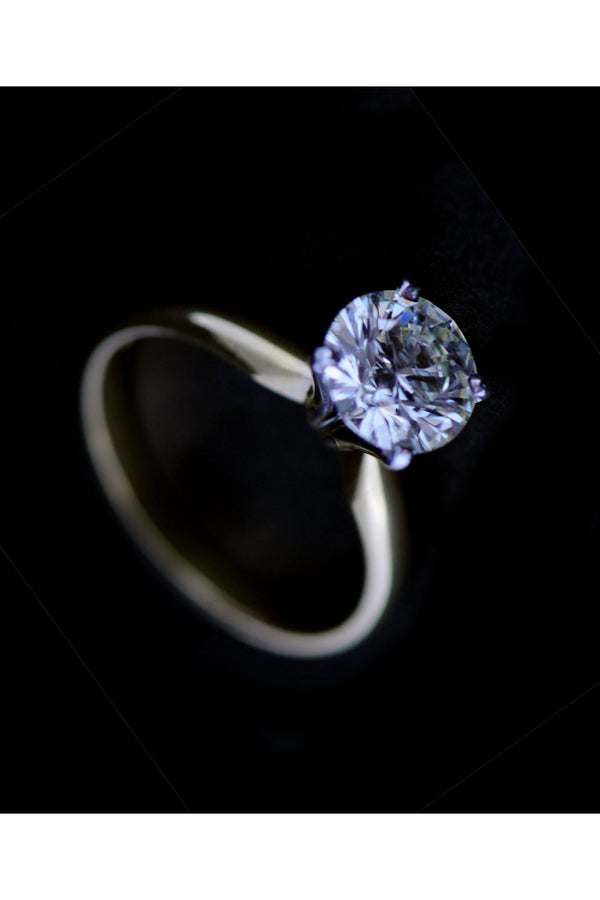 18ct Diamond Solitaire Ring 1.62ct