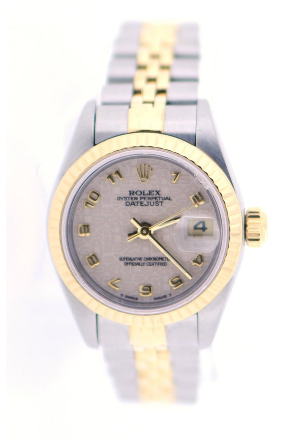 Lady's Rolex Datejust Bi Colour Roman Dial 69173