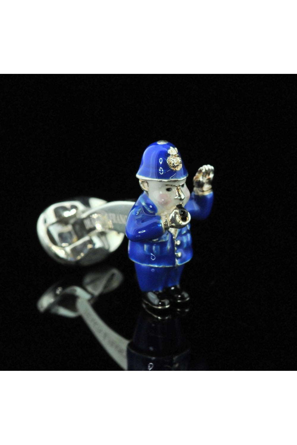 Silver Policeman Cufflinks by Deakin and Francis