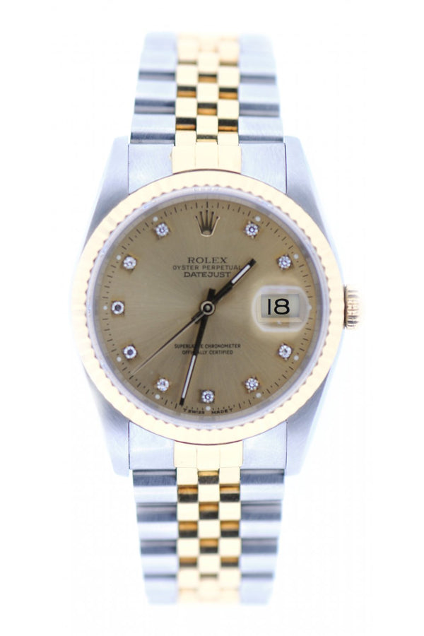 Pre Owned Rolex Datejust Bi-Colour 16233