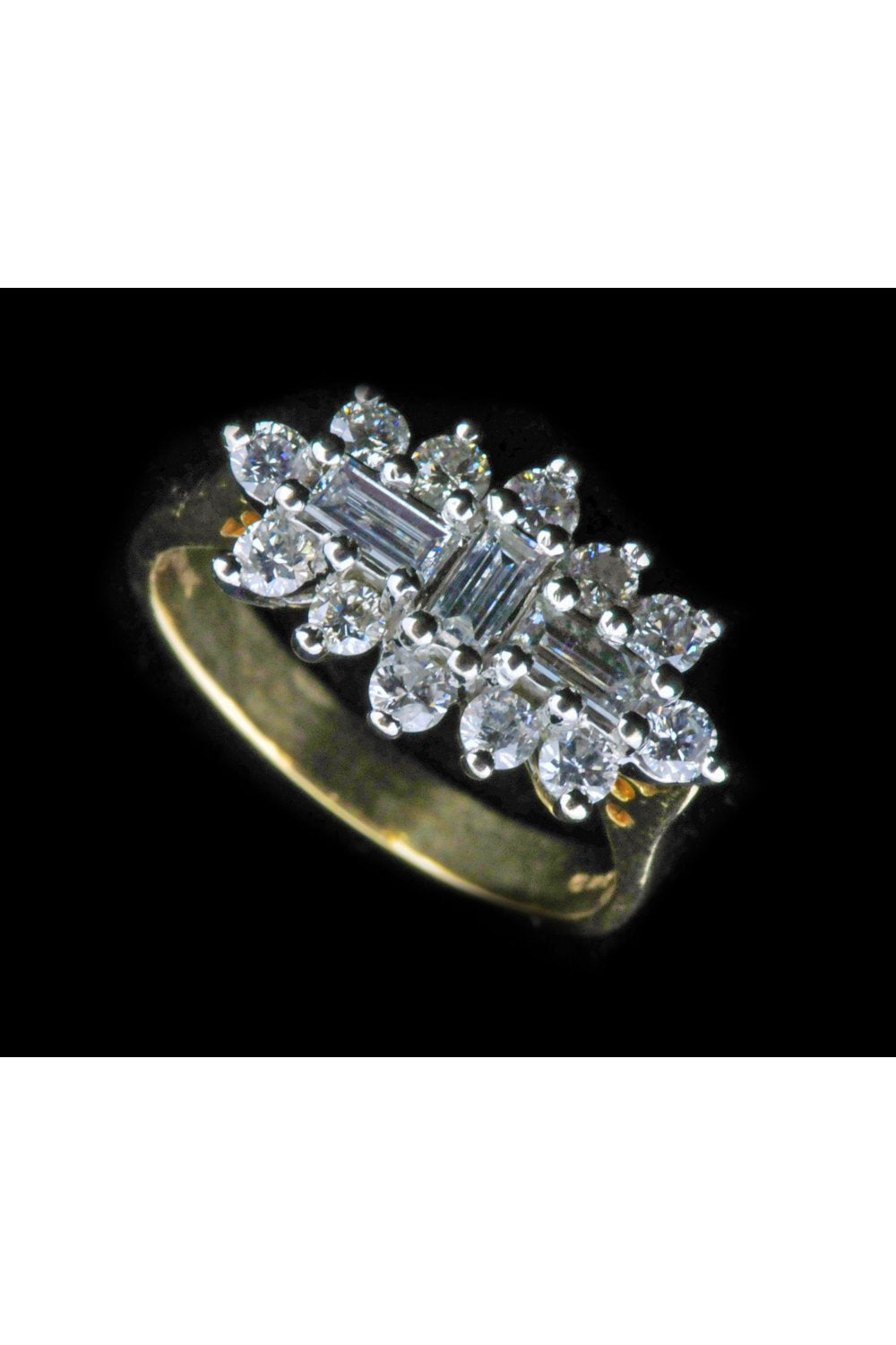 18ct Diamond Dress ring 1.00ct