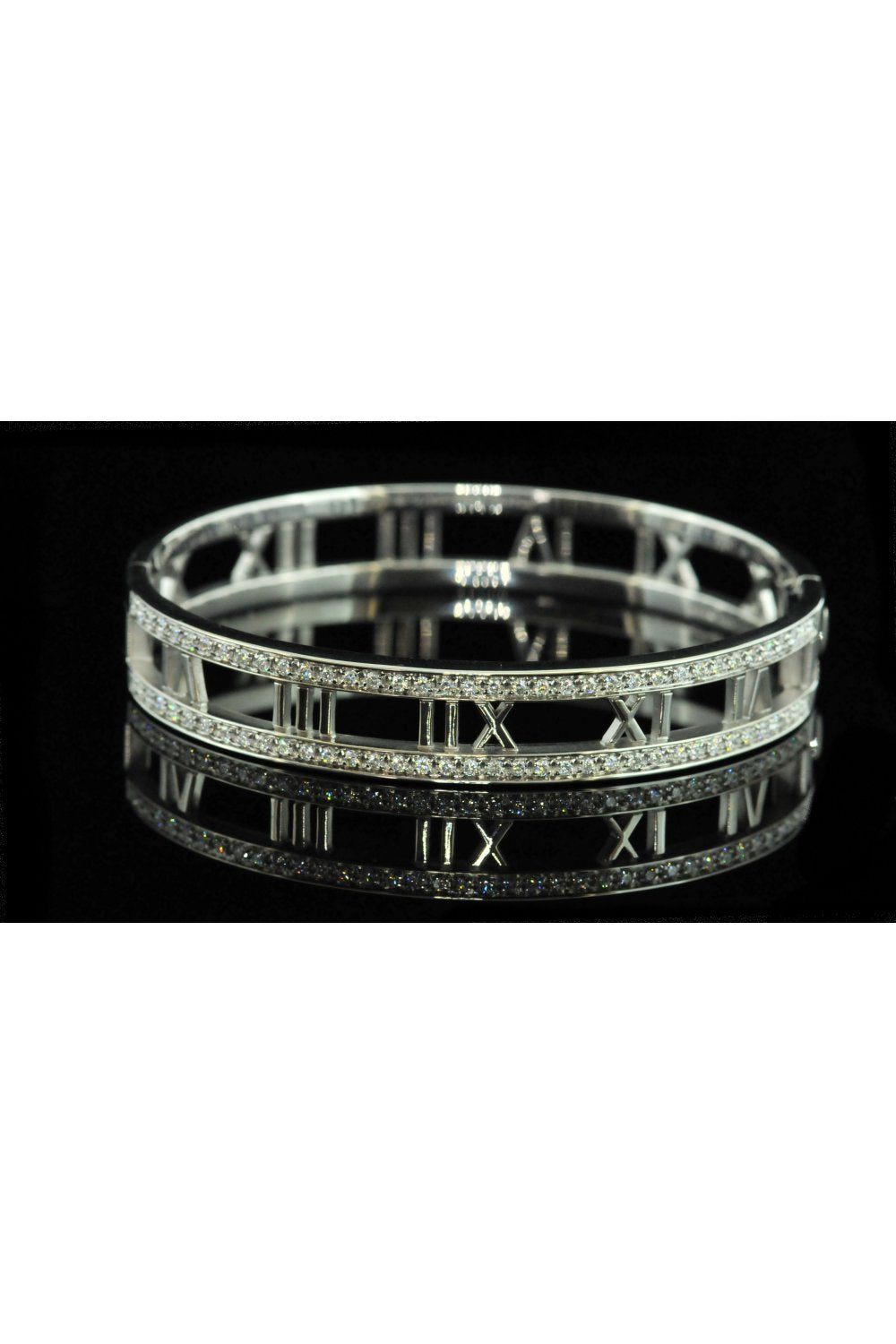18ct Tiffany and Co Diamond Atlas Bangle