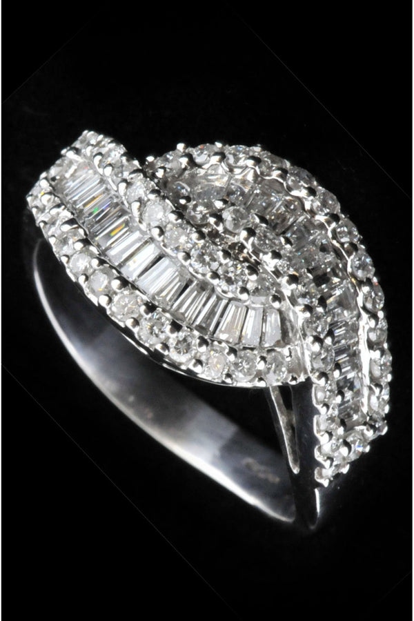 18ct White Gold Diamond Dress Ring 1.49ct