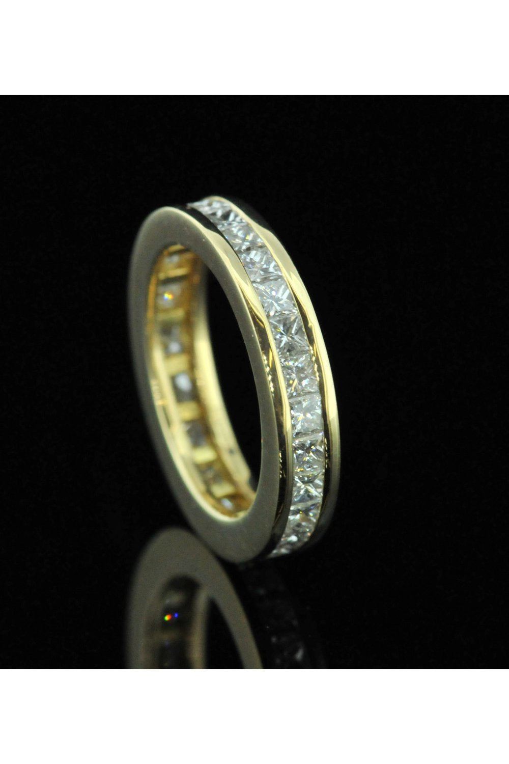 18ct Yellow Gold Full Diamond Eternity Ring 2.11ct