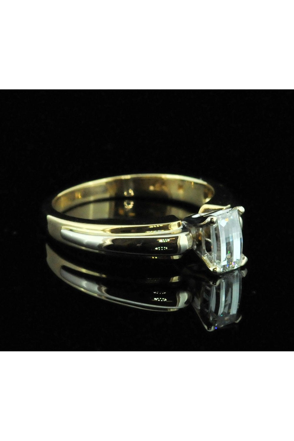 18ct Millenium Cut Diamond Engagement Ring 0.64ct