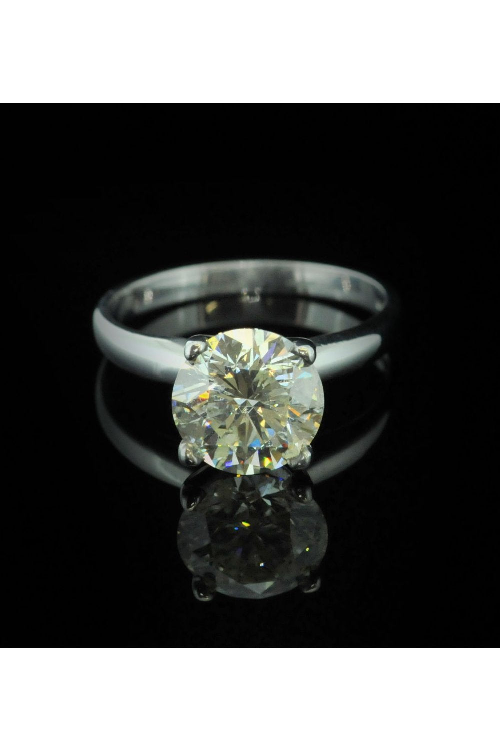 Large 3.17ct Diamond Engagement Ring