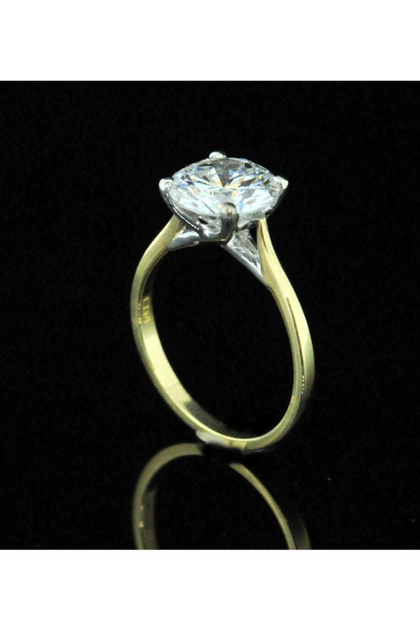 18ct Diamond Solitaire Ring 2.06ct