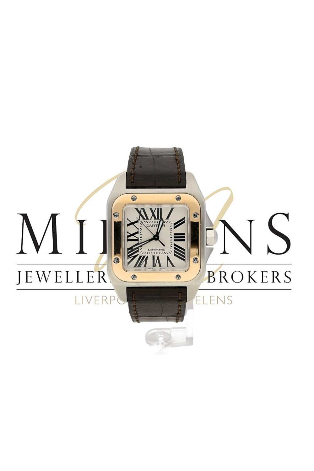 Used Mens Cartier Santos 100 Watch