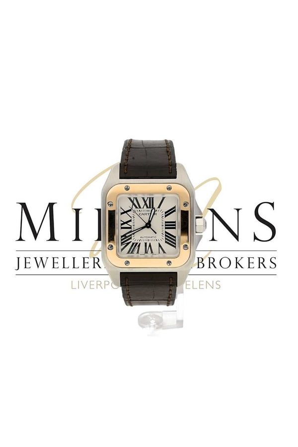 Used Mens Cartier Santos 100 Watch