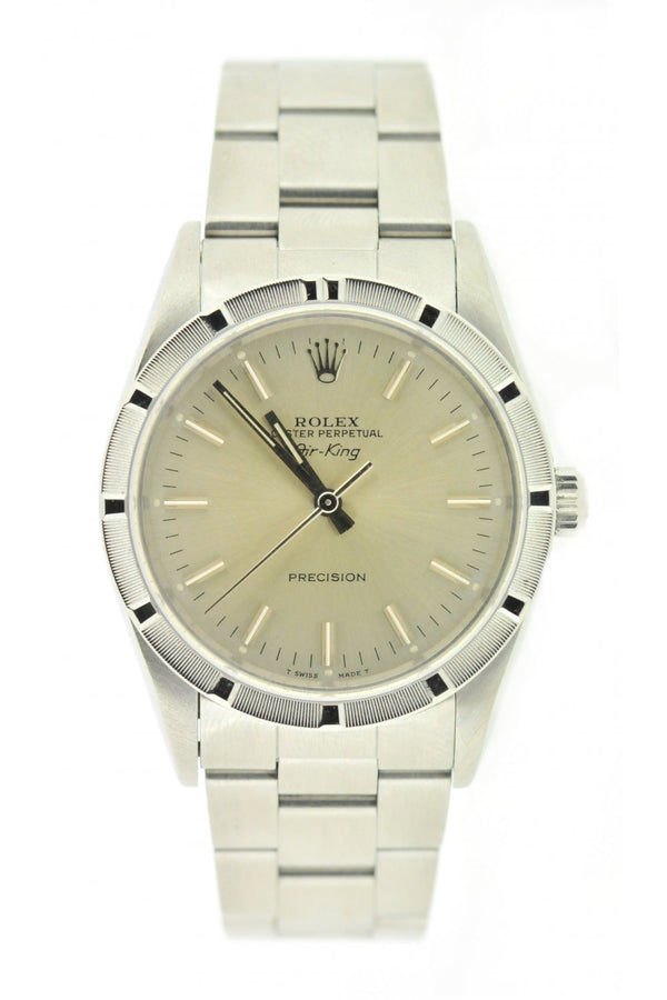 Mens Second Hand Rolex Air King 14010 Watch