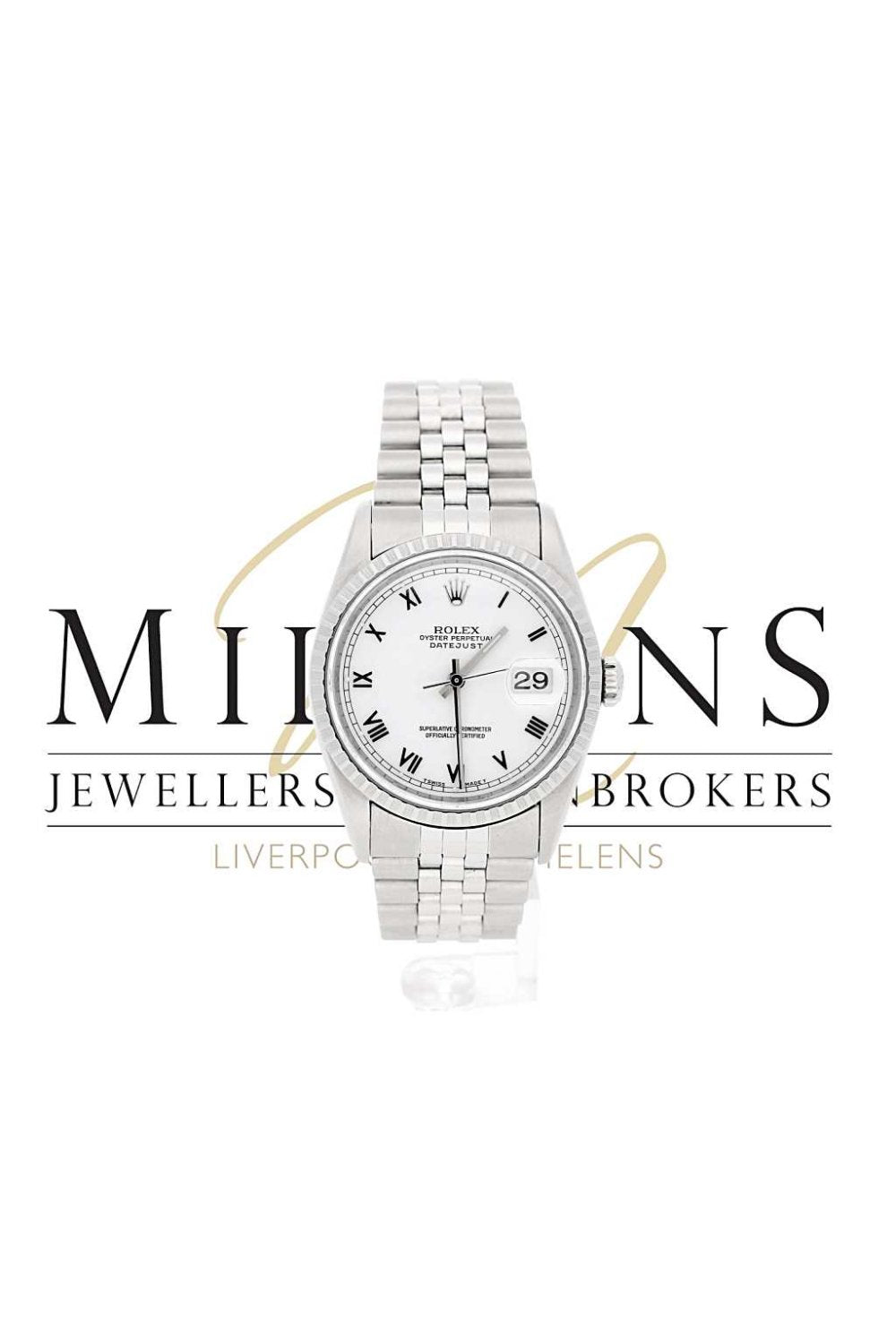 Gents Rolex Datejust 16220 Stainless Steel