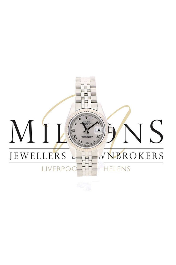 Lady's Rolex Datejust Stainless steel and White Metal