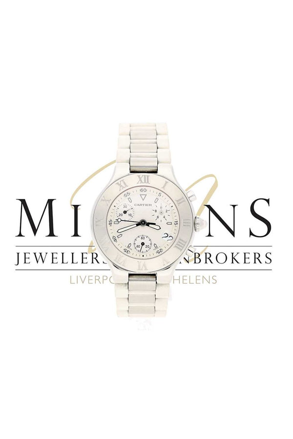 Pre Owned Cartier 21 Chronoscaph Chronograph