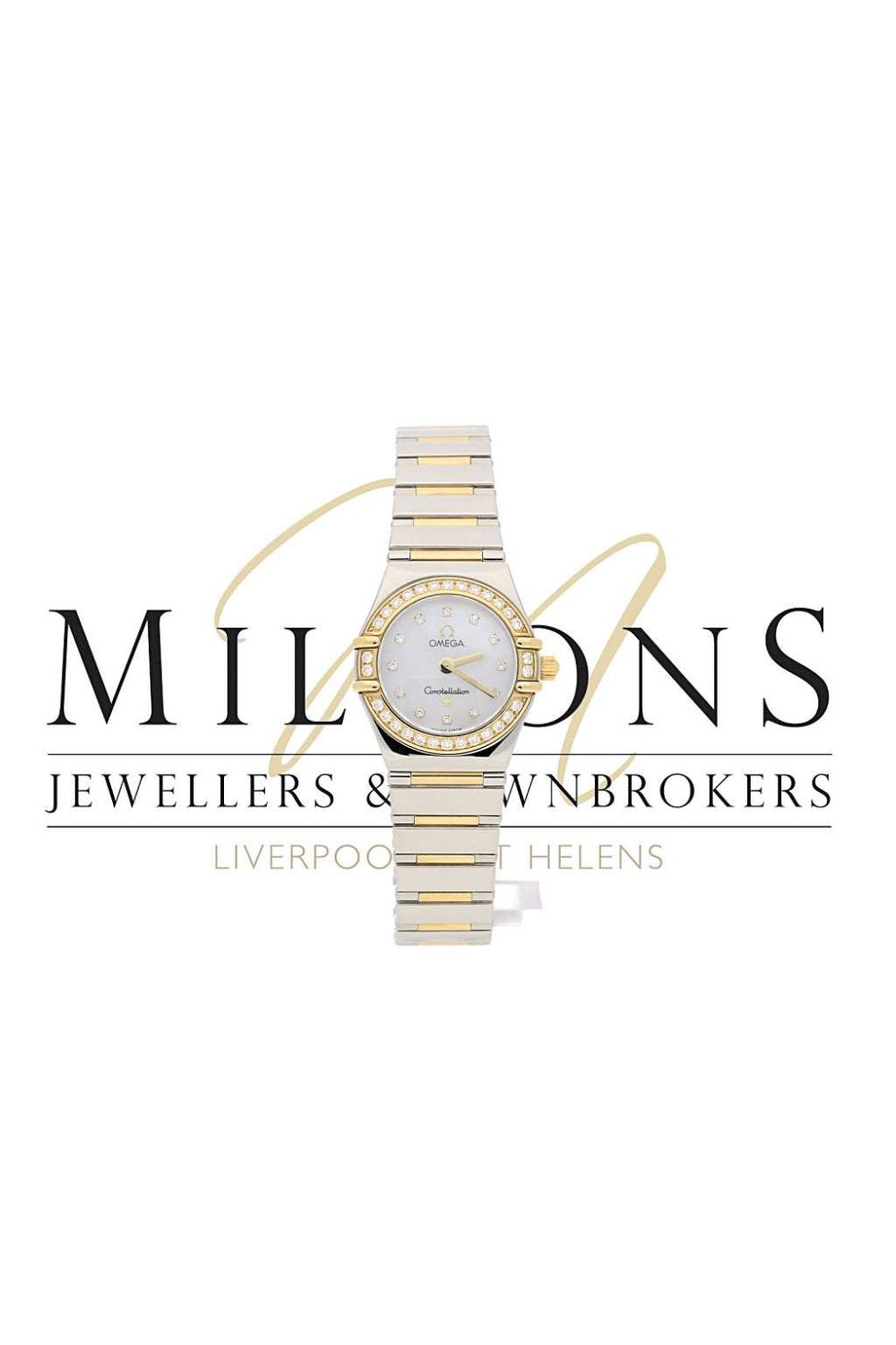 Omega Constellation Diamond Bezel