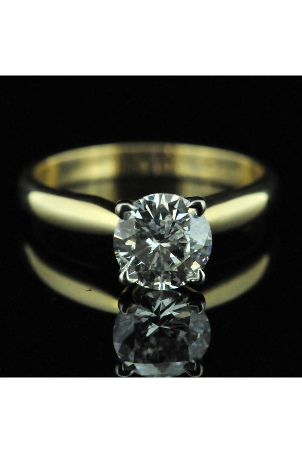 18ct Yellow Gold Diamond Engagement Ring - 1.00ct