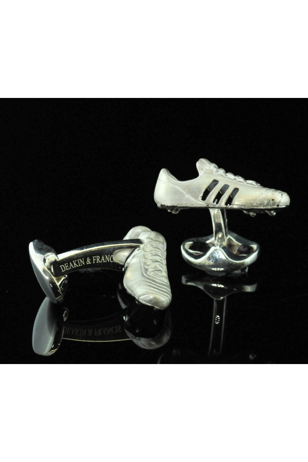 Deakin and Francis Silver Football Boot Cufflinks