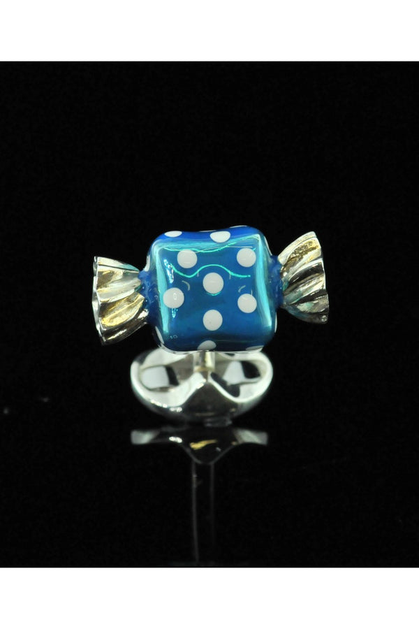 Blue and White Polka Dot Sweet Deakin and Francis Cufflinks