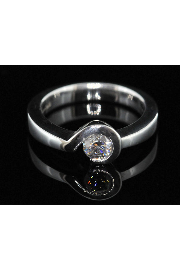 Platinum Diamond Engagement Ring 0.40ct