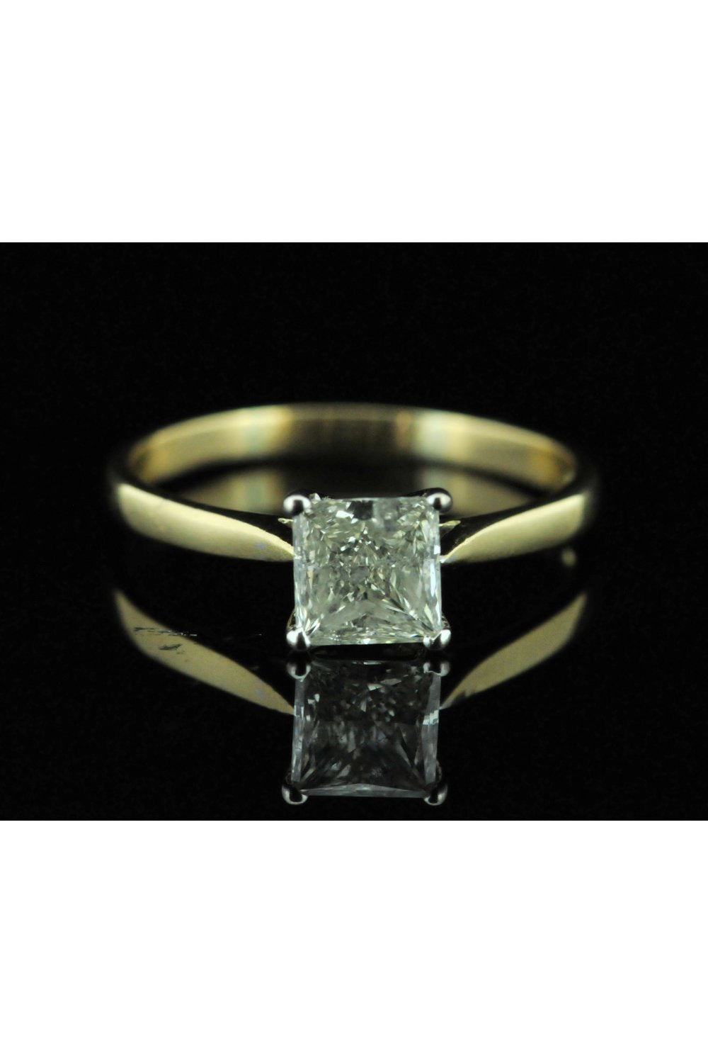 Princess Cut Diamond Ring 1.02ct