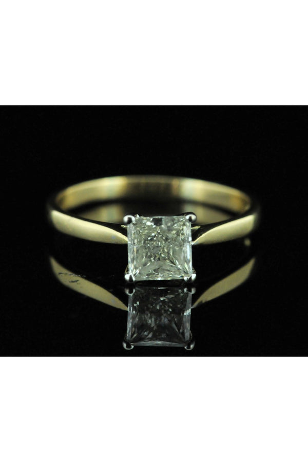 Princess Cut Diamond Ring 1.02ct