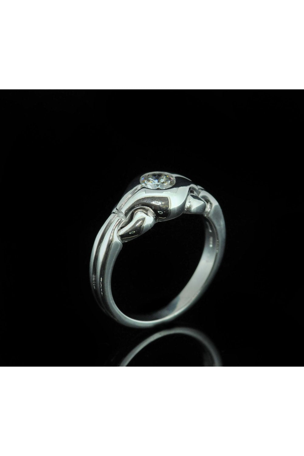 18ct White Gold Engagement Ring 0.62ct