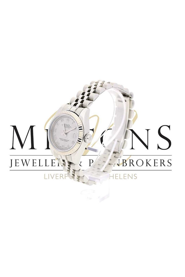 Lady's Rolex Datejust Stainless steel and White Metal