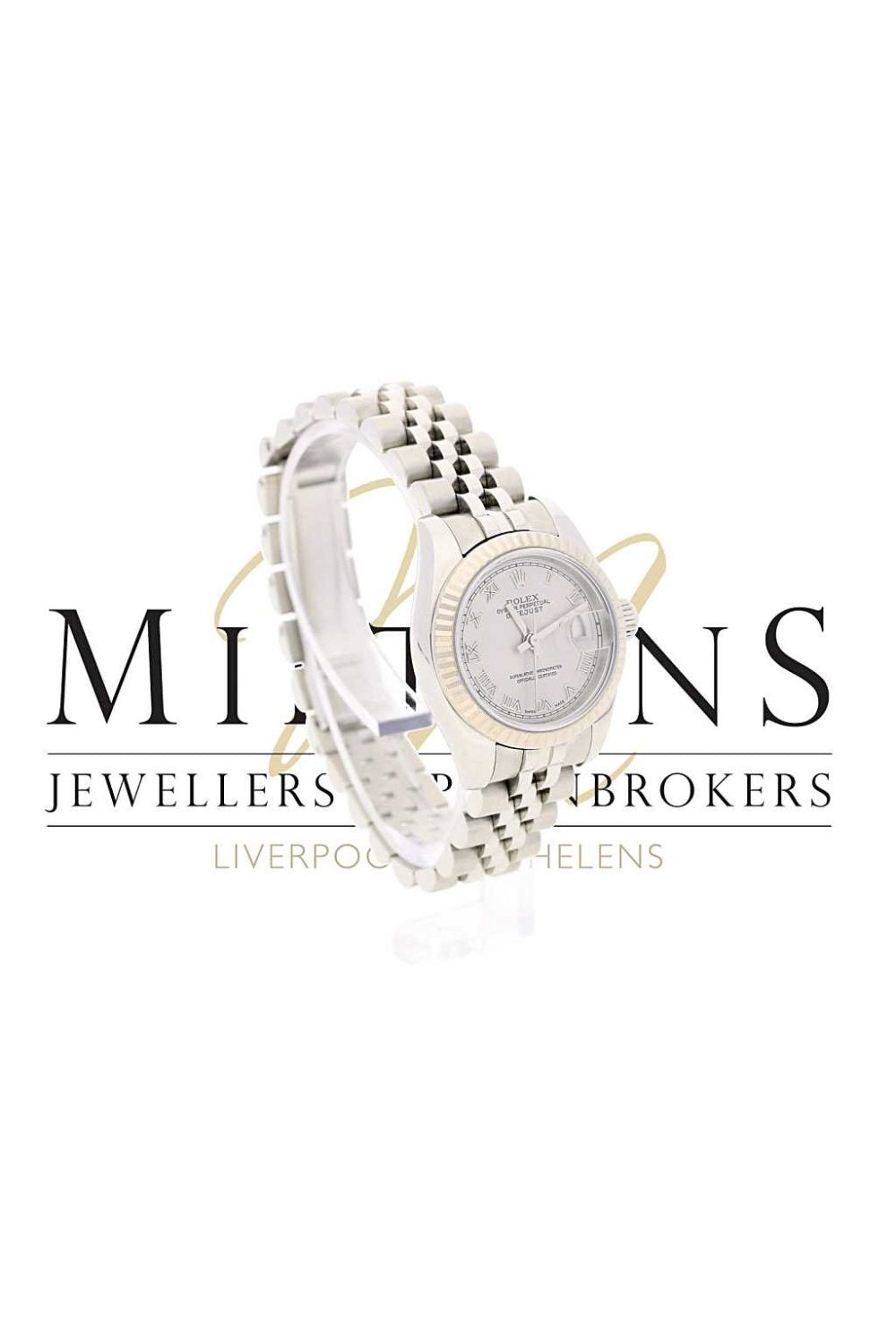 Lady's Rolex Datejust Stainless steel and White Metal