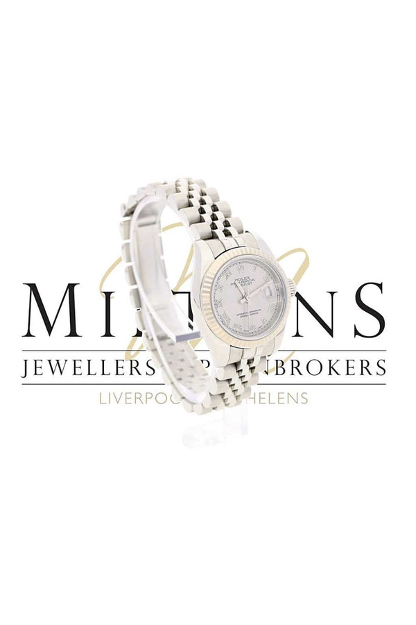 Lady's Rolex Datejust Stainless steel and White Metal