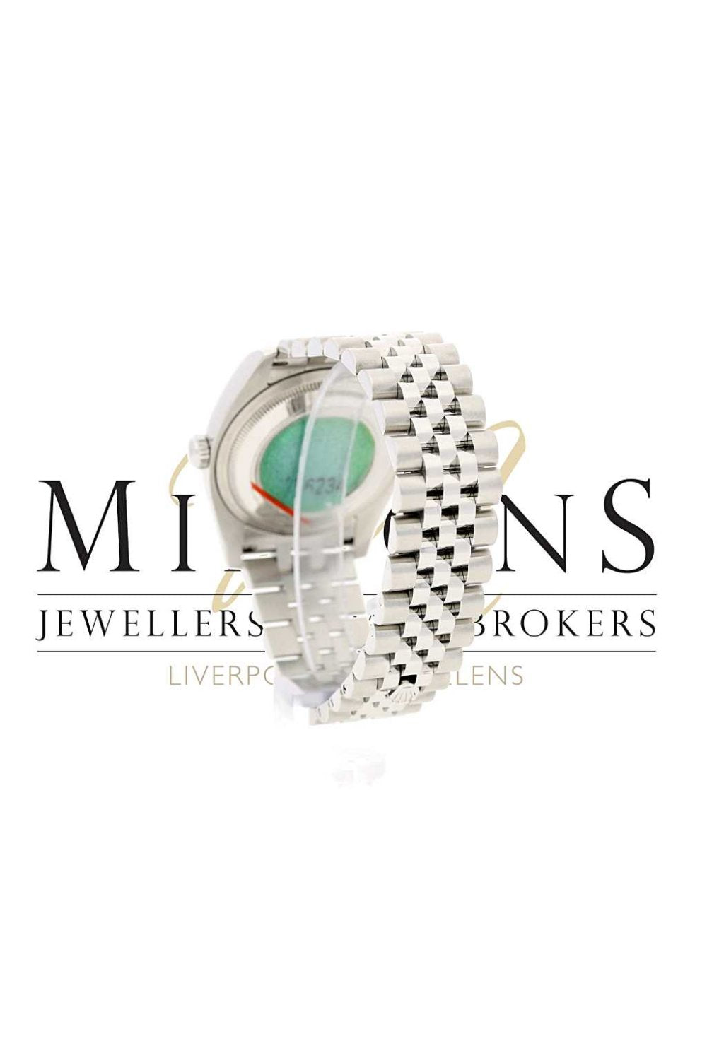 Rolex Datejust Stainless Steel and White Metal