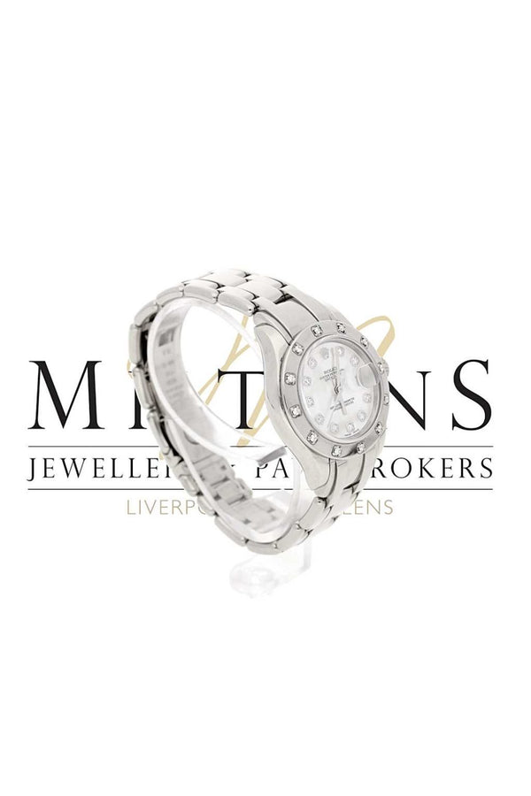 18ct White Gold Rolex Pearlmaster 80319