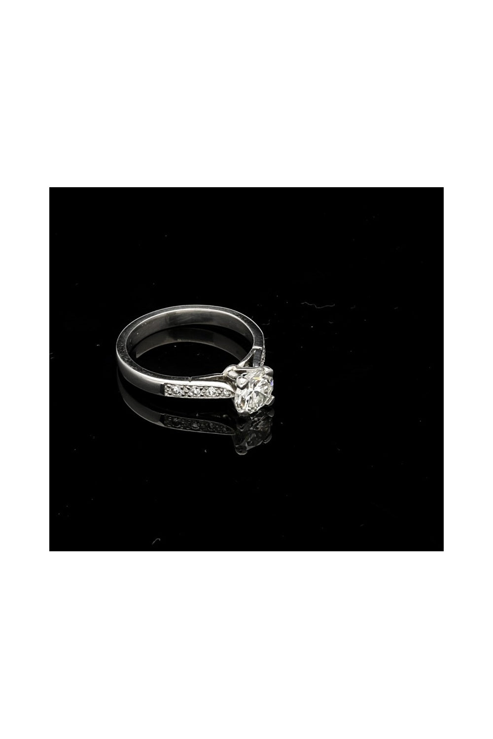 Platinum Diamond Solitaire Ring