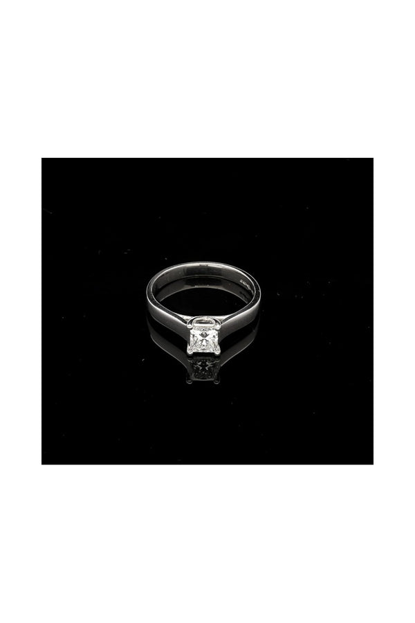 Platinum Princess Cut Diamond Ring