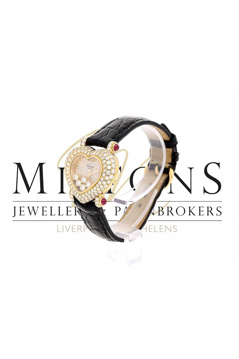 Chopard 18ct Yellow Gold and Diamond Happy Heart Watch