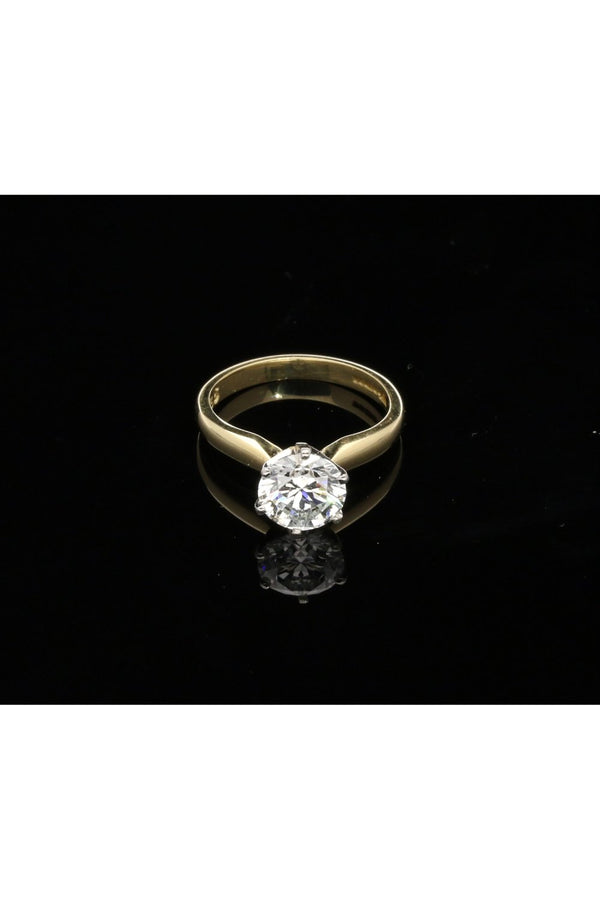 18ct Diamond Solitaire Ring 1.65ct