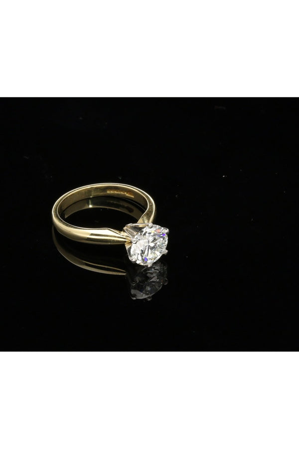 18ct Diamond Solitaire Ring 1.65ct