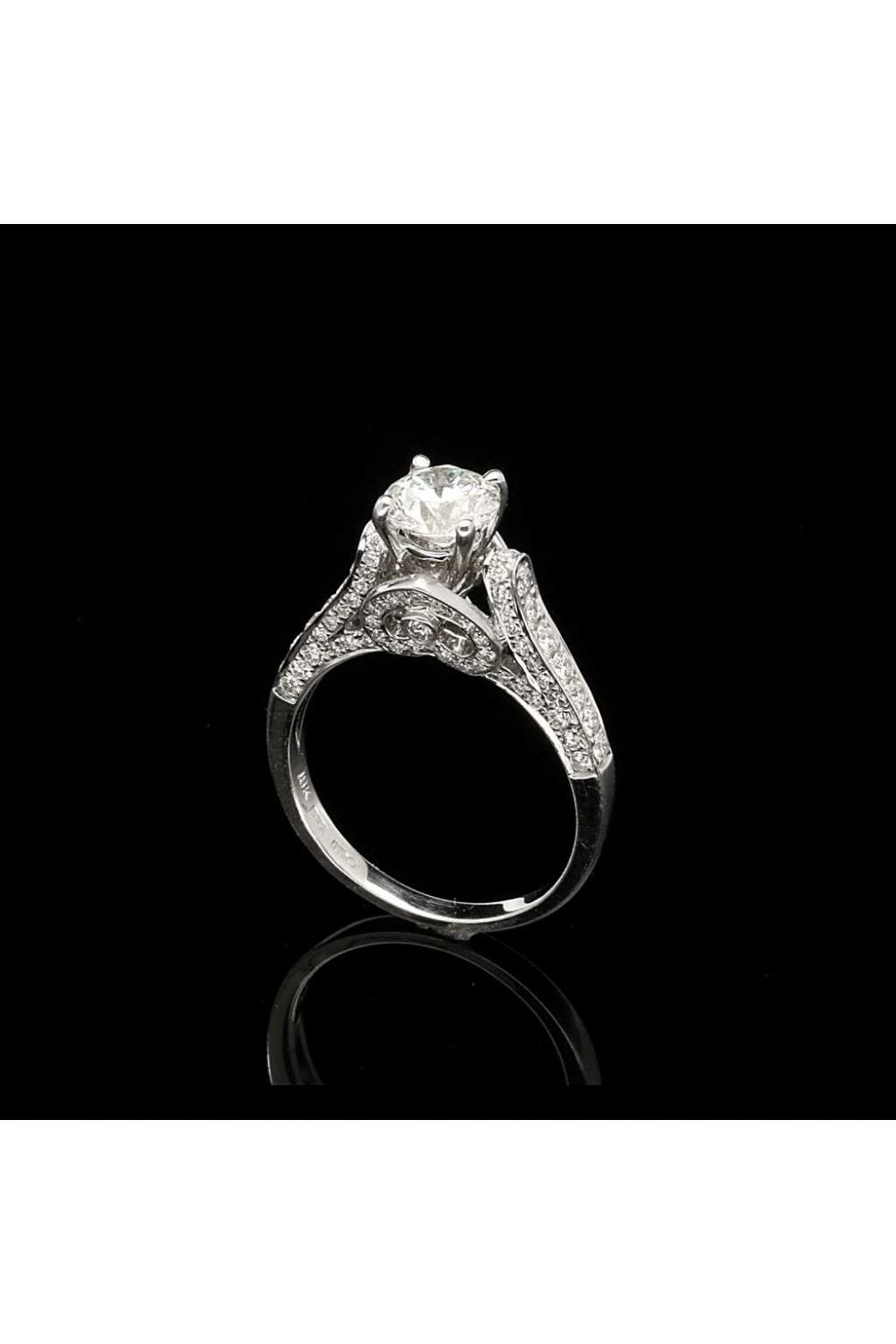 18ct White Gold Fancy Diamond Engagement Ring 1.00ct - 4.5g