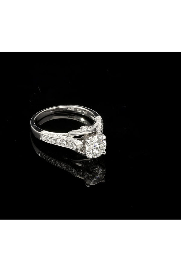 18ct White Gold Fancy Diamond Engagement Ring 1.00ct - 4.5g