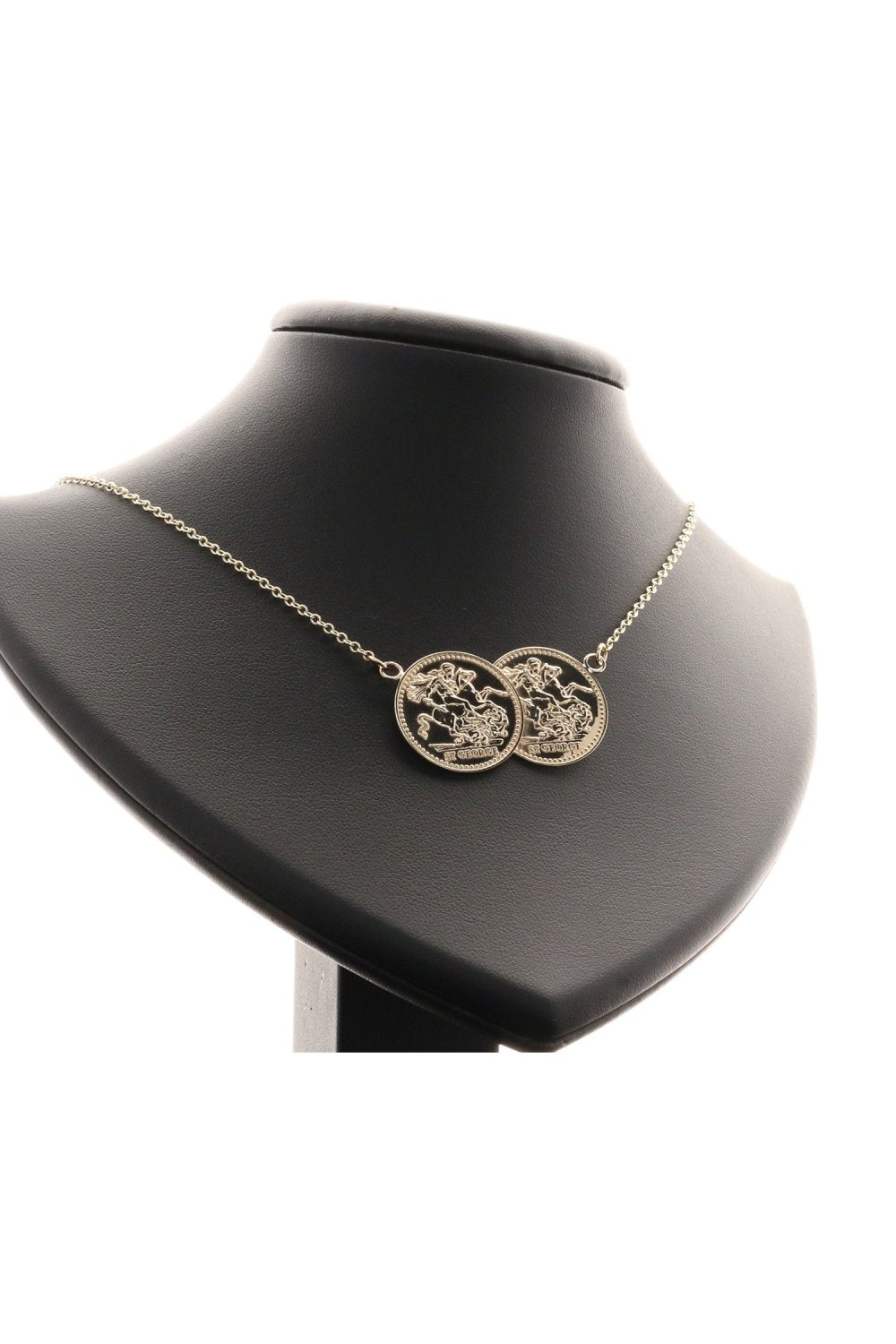 9ct Double St George Pendant