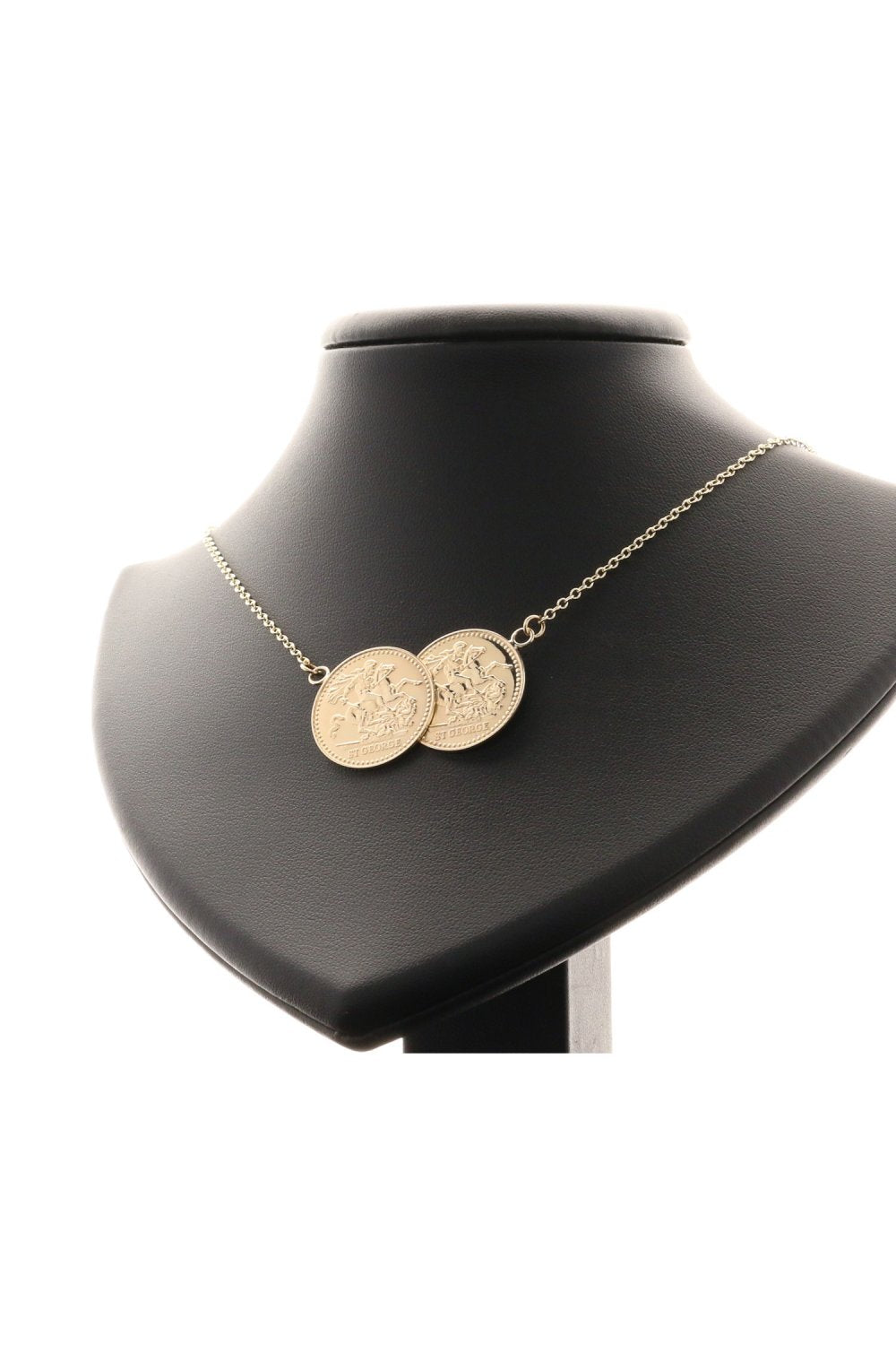 9ct Double St George Pendant