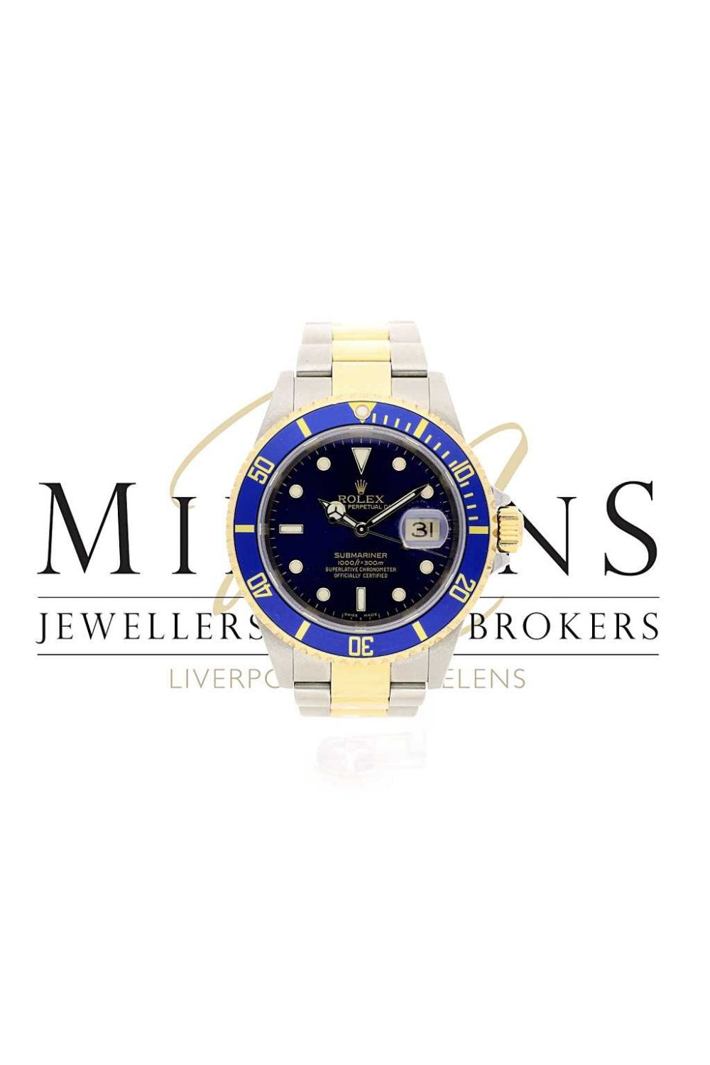 Rolex Submariner Date 16613T Blue Bezel