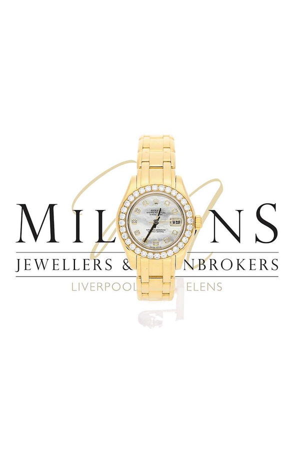 Lady's 18ct Rolex Pearlmaster 80298