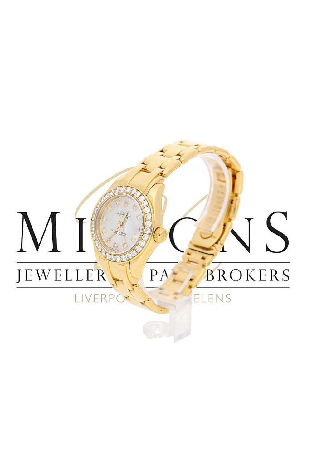 Lady's 18ct Rolex Pearlmaster 80298