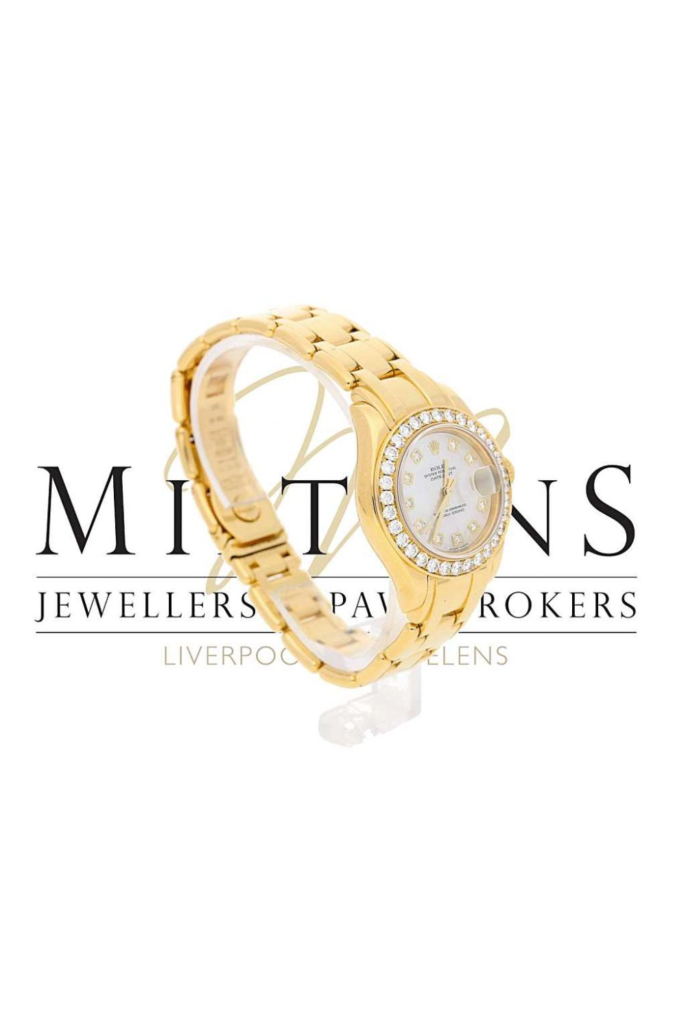 Lady's 18ct Rolex Pearlmaster 80298