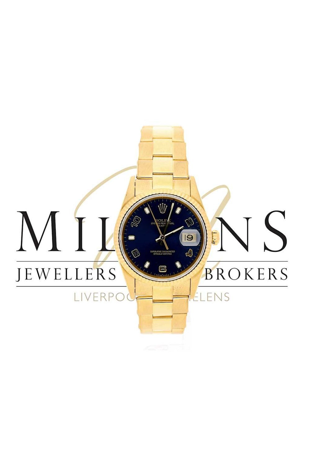 Pre-owned Rolex Oyster Perpetual Date 15238