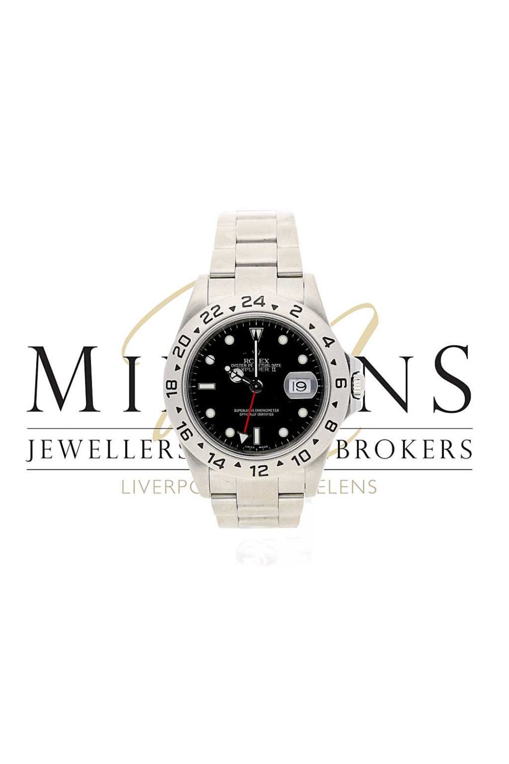 Second Hand Rolex Explorer 2 16570 Black Dial Watch