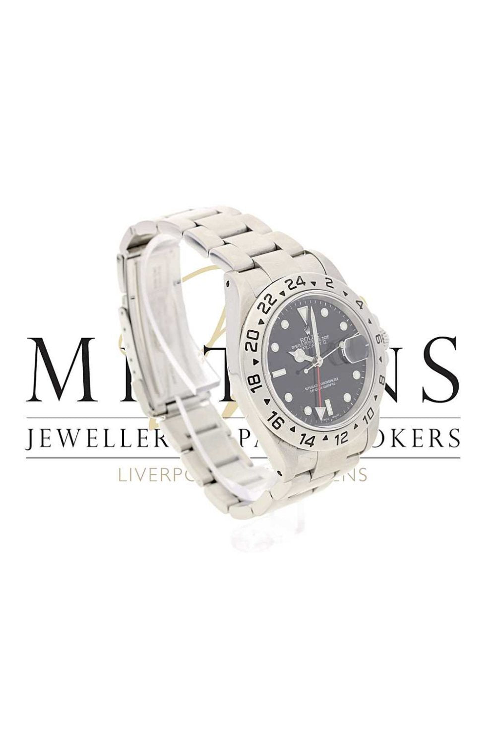 Second Hand Rolex Explorer 2 16570 Black Dial Watch