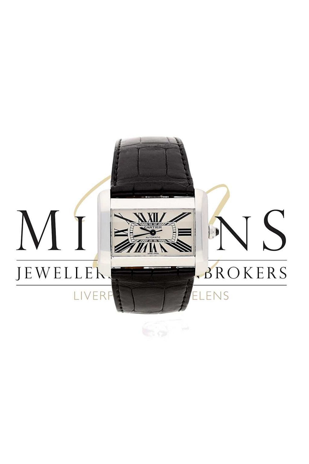 Cartier Tank Divan Steel Automatic Watch 2612